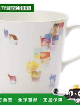 【日本直邮】Narumi鸣海  马克杯  黄伞少女图案 日本制造52097-2