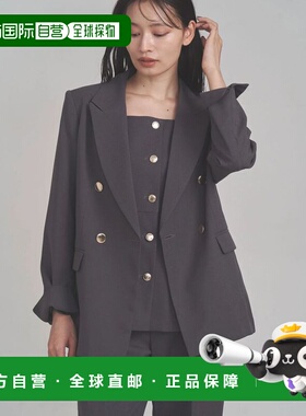 日本直邮TONAL 女装 宽松双排扣西装外套 接触冷感UV防护 6526201