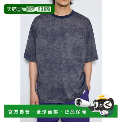 日本直邮MOUSSY 满印短袖T恤 花纹深蓝5