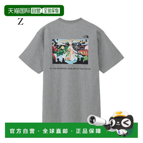 日本直邮THE NORTH FACE 北面 男士短袖T恤 60周年纪念图形Logo N