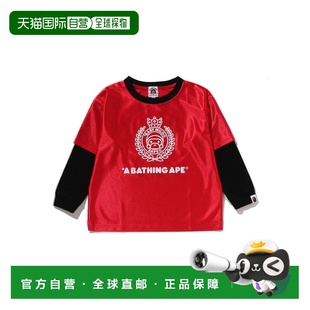 APE BATHING 儿童 BABY 1h可退 MILO叠层设计宽松长袖 日本直邮A