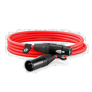 【日本直邮】Rode罗德 麦克风电缆 优质XLR电缆 3m 红色 XLR3M-