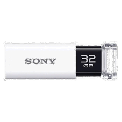 【日本直邮】Sony索尼USByUSB3.032GB白色无盖USM32GUW