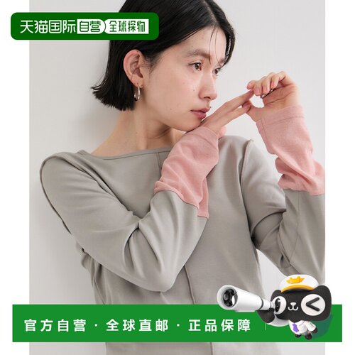 日本直邮LE CERCLE par rope' 女士 配色透视长袖T恤 2026AGUM160