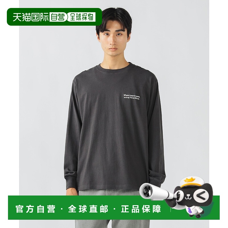 1h可退 日本直邮BEAMS HEART 男女同款 心形星形图案后幅印花长袖