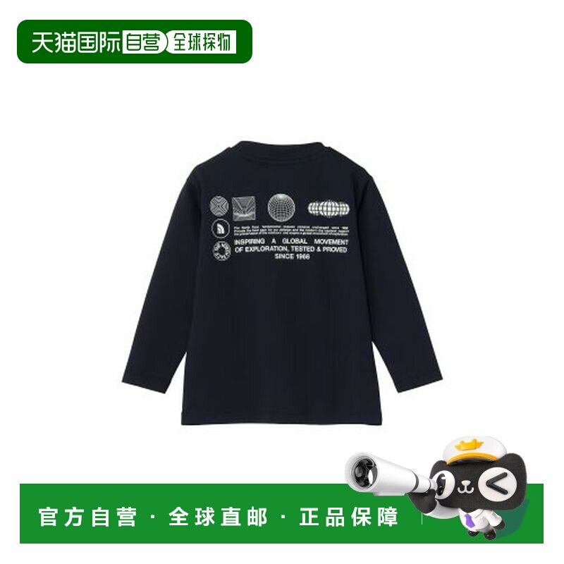 日本直邮The North Face 北面 儿童长袖防晒T恤 NTT12565图片