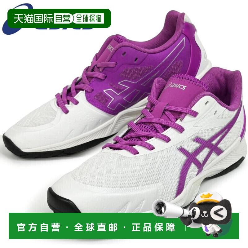 ASICS 亚瑟士 V-SWIFT FF 3 SO 排球鞋 低帮系带 男女通用 白紫银图片