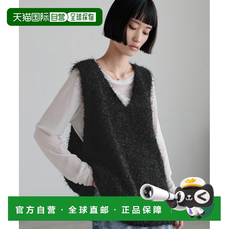 日本直邮LOWRYS FARM 女装 宽松设计 针织背心 半透明网眼纹理 63,女装/女士精品,马夹,淘宝优惠券,粉丝福利购,淘宝优惠卷