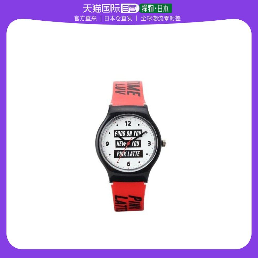 日本直邮pink-latte 三层标志手表(红色)