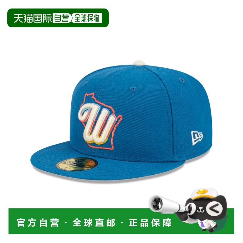 日本直邮MLB New Era 棒球帽 城市连接系列 59FIFTY 蓝色帽子图片