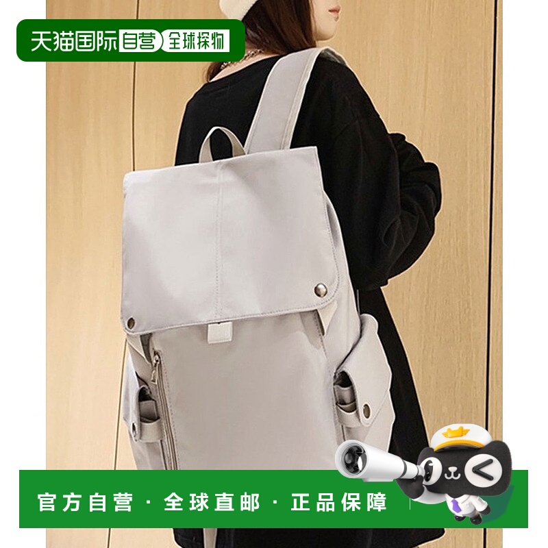 日本直邮florge 男女通用大容量翻盖休闲背包 FL8218AW009079