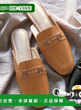 日本直邮RANAN 比特设计低帮乐福鞋模块 R05096BW10682 乐福鞋