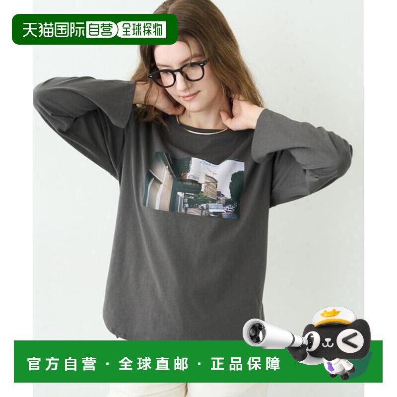 1h可退 日本直邮官方授权 CIAOPANIC TYPY 透视抓绒圆弧下摆印花T图片