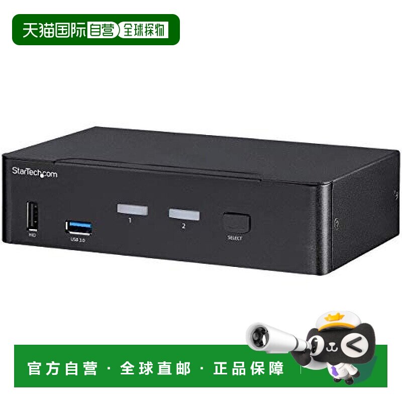 【日本直邮】2端口显示端口兼容KVM切换PC/CPU切换器4K/60Hz兼容