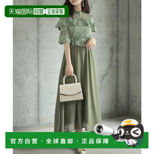 【日本直邮】DRESS+　女士　晚礼服蕾丝裙子连衣裙
