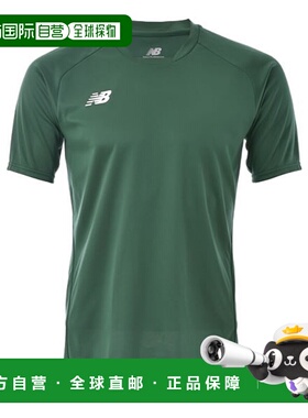 日本直邮New Balance 青少年运动衬衫 JJTF0487-DGN 深绿色