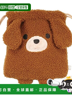 【日本直邮】Skater斯凯达 Boa巾着袋 Pompon's 狗 25.5×20cm ZK