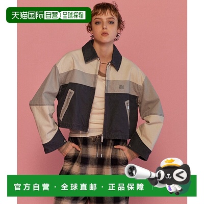 1h可退 日本直邮MAISON SPECIAL 女士复古拼色牛津布工装夹克 212