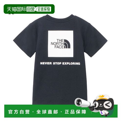 日本直邮THE NORTH FACE 儿童短袖后方 Logo T恤 (NTJ32538)