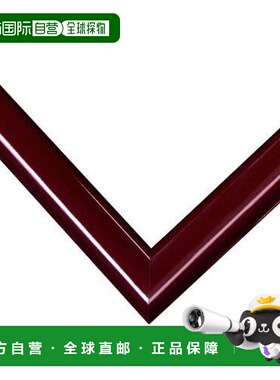 【日本直邮】拼图框架 优秀木质面板 葡萄酒红色 (26x38cm)