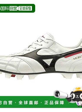 【日本直邮】Mizuno美津浓 足球钉鞋 级白色珍珠x黑色 23cm 2E