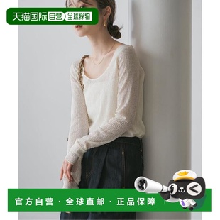 罩衫 1h可退 套头衫 透视蕾丝薄款 日本直邮NOBLE