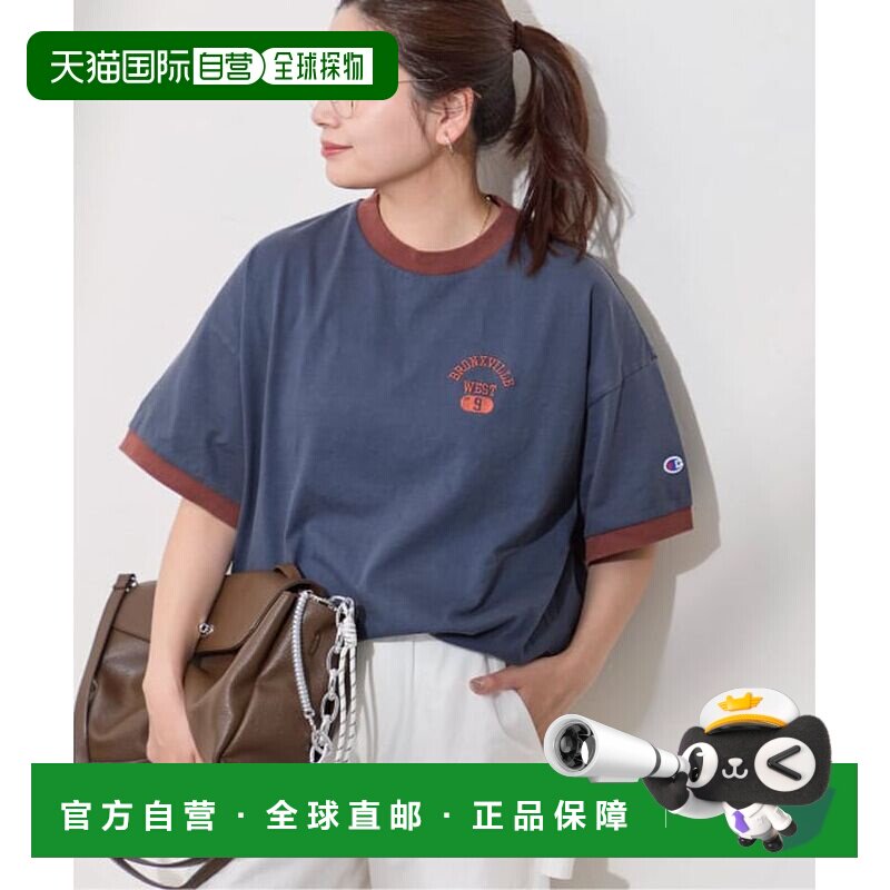 日本直邮CHAMPION 16/1 Jersey Ringer TEE 运动T恤运动服图片