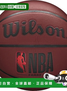 日本直邮Wilson NBA FORGE 篮球深红色7 号比赛篮球8201XB07