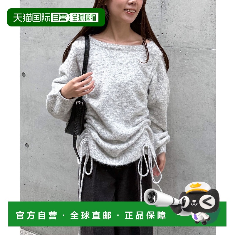 1h可退 日本直邮archives女士宽松半高领针织套头衫 可调节抽绳设