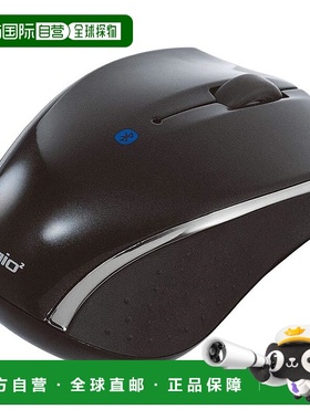 【日本直邮】Nakabayashi Digio2 蓝牙三键鼠标蓝色 LED小号黑色Z