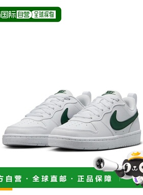 日本直邮Nike Court Borough Low Recraft GS 青少年运动鞋 (DV54