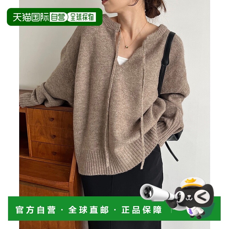 1h可退 日本直邮CAPRICIEUX LE'MAGE 女装 宽松 2WAY 翻领针织衫