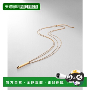 1h可退 日本直邮COCOSHNIK 女士双链方形吊坠项链 76731364999909