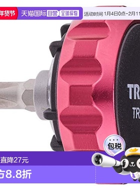 【日本直邮】TRUSCO五金工具迷你螺丝刀红色38mm TRD-38R气动螺丝