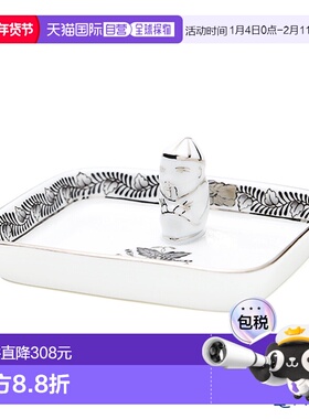 日本直邮HEREND Appony 黑白金 ANG-PT 长方形托盘普通话 8cm 077