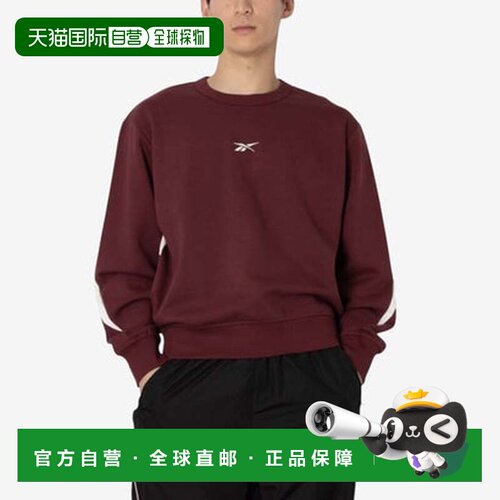 日本直邮Reebok 经典矢量短袖卫衣 / CL BV CREW（经典栗色）