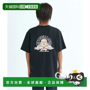 背部印花男装 T恤 KST252 日本直邮Quiksilver儿童宽松半袖 1h可退