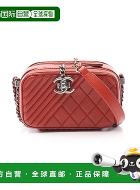 日本直邮中古Chanel香奈儿女包B级9新camera bag相机包羊皮斜挎包
