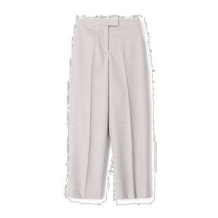 1h可退 TOMORROWLAND 女士亮面直筒长裤 丝光感与弹力羊毛的温暖