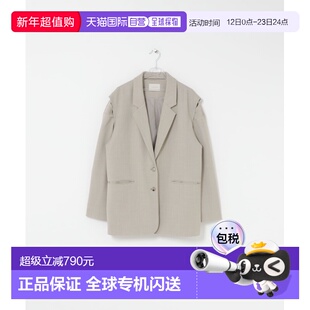1h可退 日本直邮LAATO 女装 宽松版型 西装外套 双肩裂片设计 WB2