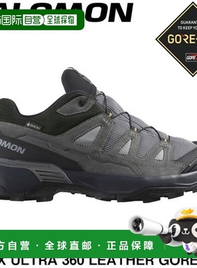 日本直邮Salomon X Ultra 360 皮革 Gore-Tex 男士徒步鞋 (L47571