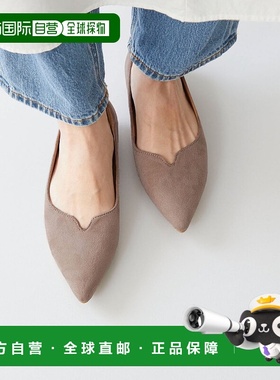 日本直邮Menue 空气套装U型切口尖头女鞋皮鞋 女鞋 ME8623BW02011