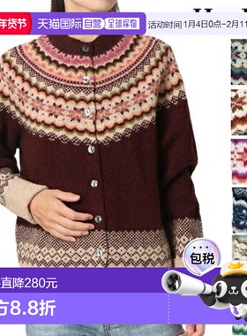 日本直邮Harley of scotland 女士开衫3HBL4859/3HB北欧圆领针织N