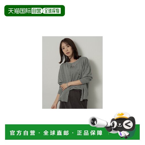 UNTITLED 套装可 秋日罩衫 透视 前后两穿开衫 2002637661