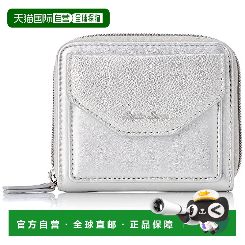 【日本直邮】Legato largo 折叠钱包 Lineare LJ-V0052 银色