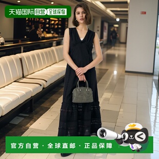 1h可退 日本直邮MOUSSY 女士蕾丝长款连衣裙 010ISS333451纯棉