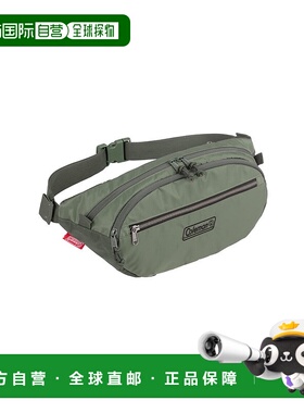 1h可退 日本直邮Coleman Walker Waist 5 绿色腰包 2000039014