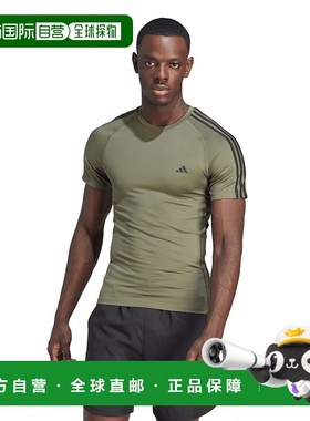 日本直邮adidas-adidas男士短袖压缩内部MTF3ST衬衫RP431 HD3525