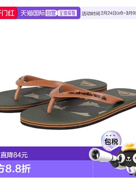 日本直邮Quiksilver MOLOKAI STRIPE 25 凉鞋 25SPAQYL101431CRE6