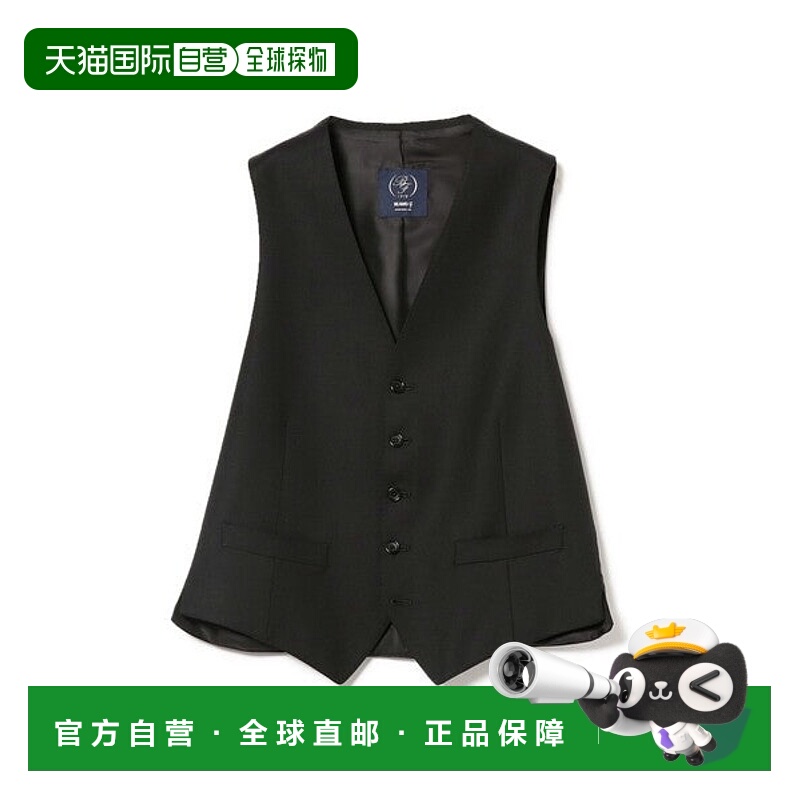 日本直邮BEAMS 5扣黑色夹克 [83310075] 夹克